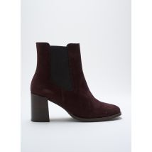 WE DO - Bottines/Boots violet en cuir - Femme - Taille 41 - Modz