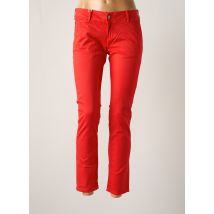 DN.SIXTY SEVEN - Pantalon chino rouge en coton - Femme - Taille W31 - Modz