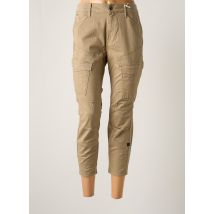 G STAR - Pantalon cargo beige en coton - Femme - Taille W26 - Modz