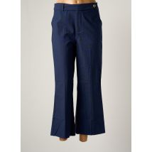 GRACE & MILA - Pantalon 7/8 bleu en coton - Femme - Taille TU - Modz