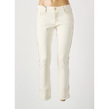 SCHOOL RAG - Pantalon slim beige en coton - Femme - Taille W28 - Modz