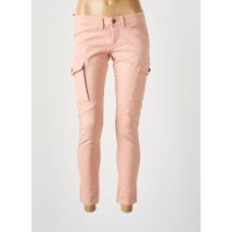 TEDDY SMITH - Pantalon chino rose en coton - Femme - Taille W30 - Modz