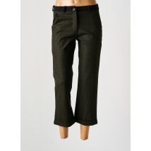 EAST DRIVE - Pantalon 7/8 vert en polyester - Femme - Taille 36 - Modz