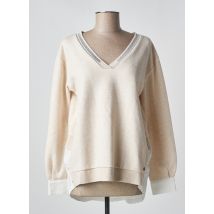 CREAM - Sweat-shirt beige en coton - Femme - Taille 36 - Modz