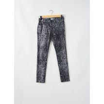 REIKO - Pantalon slim gris en coton - Femme - Taille W27 - Modz