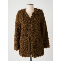 ICHI - Manteau long vert en polyester - Femme - Taille 34 - Modz