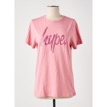 HYPE - T-shirt rose en coton - Femme - Taille 38 - Modz