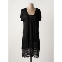 ATELIERS DE LA MAILLE - Robe de plage noir en lin - Femme - Taille 38 - Modz