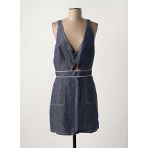 OPULLENCE - Robe mi-longue bleu en coton - Femme - Taille 40 - Modz