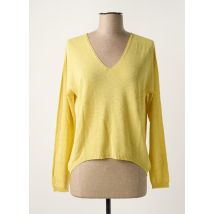 LA FEE MARABOUTEE - Pull jaune en viscose - Femme - Taille 38 - Modz
