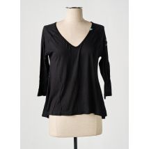 DN.SIXTY SEVEN - T-shirt noir en modal - Femme - Taille 36 - Modz