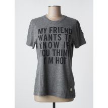 DN.SIXTY SEVEN - T-shirt gris en coton - Femme - Taille 36 - Modz