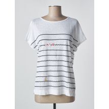 ATELIERS DE LA MAILLE - Top blanc en lin - Femme - Taille 36 - Modz