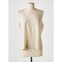ATELIERS DE LA MAILLE - Top beige en lin - Femme - Taille 42 - Modz