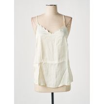 ICHI - Top beige en viscose - Femme - Taille 38 - Modz