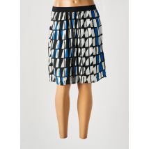 LA FEE MARABOUTEE - Jupe mi-longue bleu en viscose - Femme - Taille 38 - Modz