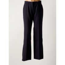 LOLA - Pantalon droit bleu en laine vierge - Femme - Taille 40 - Modz