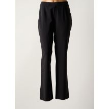 ONE STEP - Pantalon droit noir en polyamide - Femme - Taille 42 - Modz