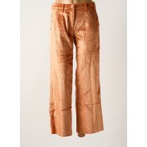 MASON'S - Pantalon 7/8 orange en coton - Femme - Taille 38 - Modz