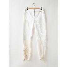 OHDD - Pantalon 7/8 blanc en soie - Femme - Taille W26 - Modz