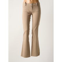 MKT STUDIO - Pantalon flare marron en coton - Femme - Taille 36 - Modz