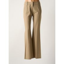 LOLA - Pantalon flare beige en polyester - Femme - Taille 38 - Modz