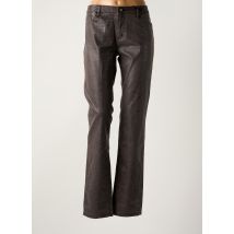 MAY&JUNE - Pantalon slim marron en coton - Femme - Taille W33 - Modz