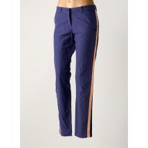 MAISON SCOTCH - Pantalon chino bleu en coton - Femme - Taille TU - Modz
