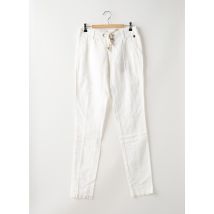 FREEMAN T.PORTER - Pantalon slim blanc en chanvre - Femme - Taille W25 - Modz