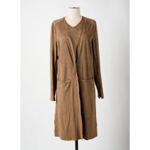 OAKWOOD - Manteau long marron en polyester - Femme - Taille 40 - Modz