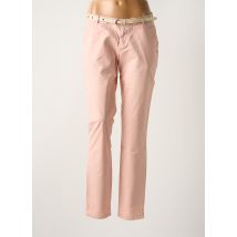 MAISON SCOTCH - Pantalon chino rose en coton - Femme - Taille TU - Modz