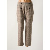 MAISON SCOTCH - Pantalon droit marron en polyester - Femme - Taille 40 - Modz