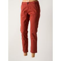 MKT STUDIO - Pantalon 7/8 marron en coton - Femme - Taille W25 - Modz