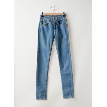 BREIZH ANGEL - Jeans coupe slim bleu en coton - Femme - Taille 34 - Modz
