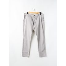 KNOWLEDGE COTTON APPAREL - Pantalon chino gris en coton - Homme - Taille TU - Modz