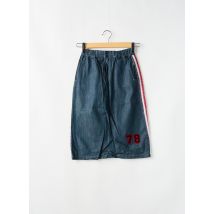 SCHOOL RAG - Jupe mi-longue bleu en coton - Femme - Taille 36 - Modz