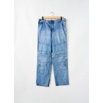 TWO ANGLE - Jeans coupe droite bleu en coton - Homme - Taille W32 - Modz