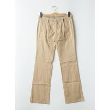 FREEMAN T.PORTER - Pantalon droit beige en coton - Femme - Taille W28 - Modz