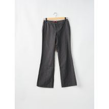 TEDDY SMITH - Pantalon droit gris en coton - Femme - Taille W30 - Modz