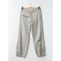 SESSUN - Pantalon 7/8 vert en coton - Femme - Taille 38 - Modz
