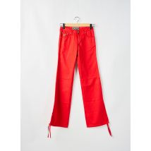 LOIS - Pantalon flare rouge en coton - Femme - Taille W26 - Modz
