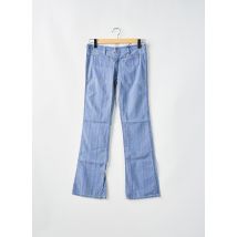 MELTIN'POT - Pantalon flare bleu en coton - Femme - Taille W27 - Modz