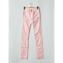 HELLS BELLS - Pantalon slim rose en coton - Femme - Taille W25 - Modz