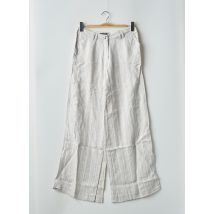 HEL-S - Pantalon large gris en lin - Femme - Taille 40 - Modz