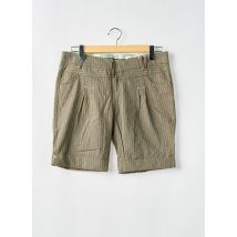 ONLY - Bermuda vert en coton - Femme - Taille 44 - Modz