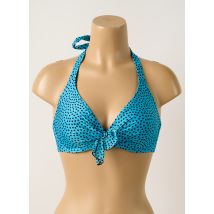 ANTIGEL - Haut de maillot de bain bleu en polyester - Femme - Taille 90F - Modz