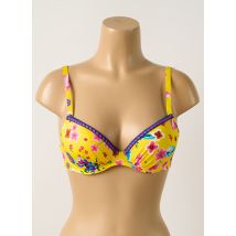 ANTIGEL - Haut de maillot de bain jaune en polyamide - Femme - Taille 85B - Modz