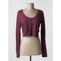 BOBI - Boléro rouge en coton - Femme - Taille 38 - Modz