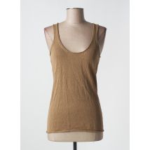 NOT SHY - Pull marron en lin - Femme - Taille 38 - Modz