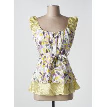 YES.ZEE - Top jaune en coton - Femme - Taille 36 - Modz